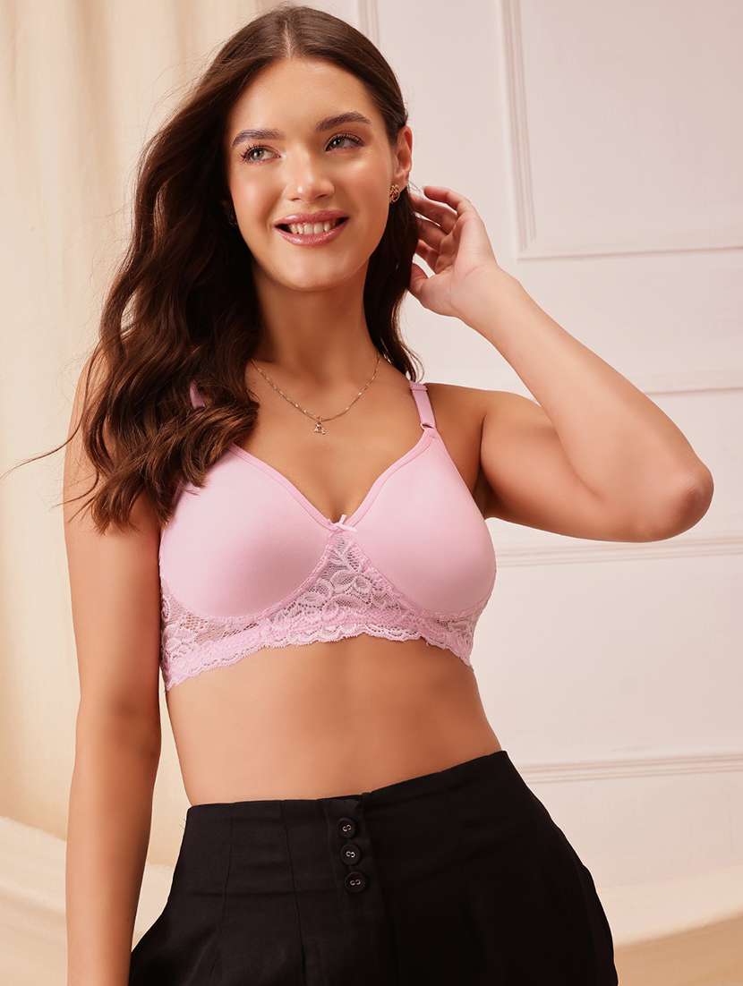 women lace detailed t-shirt bra - 21552080 -  Zoom Image - 0