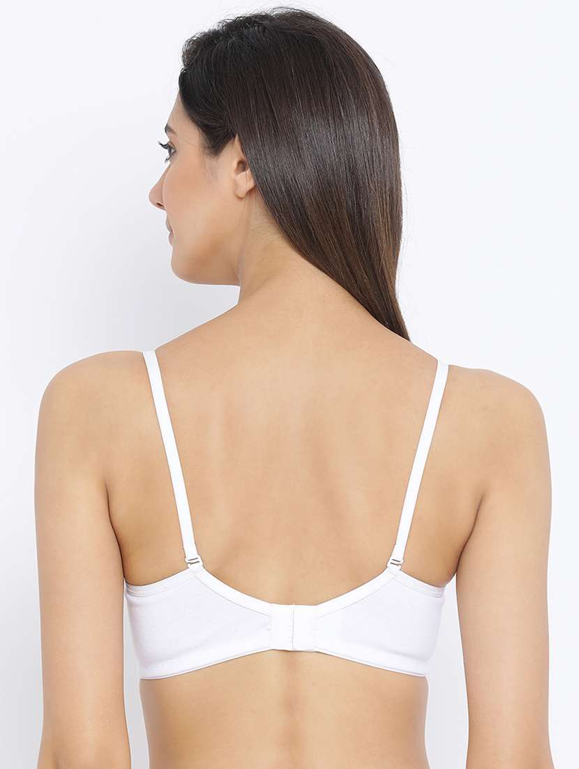 women solid cotton t-shirt bra - 21552101 -  Standard Image - 3