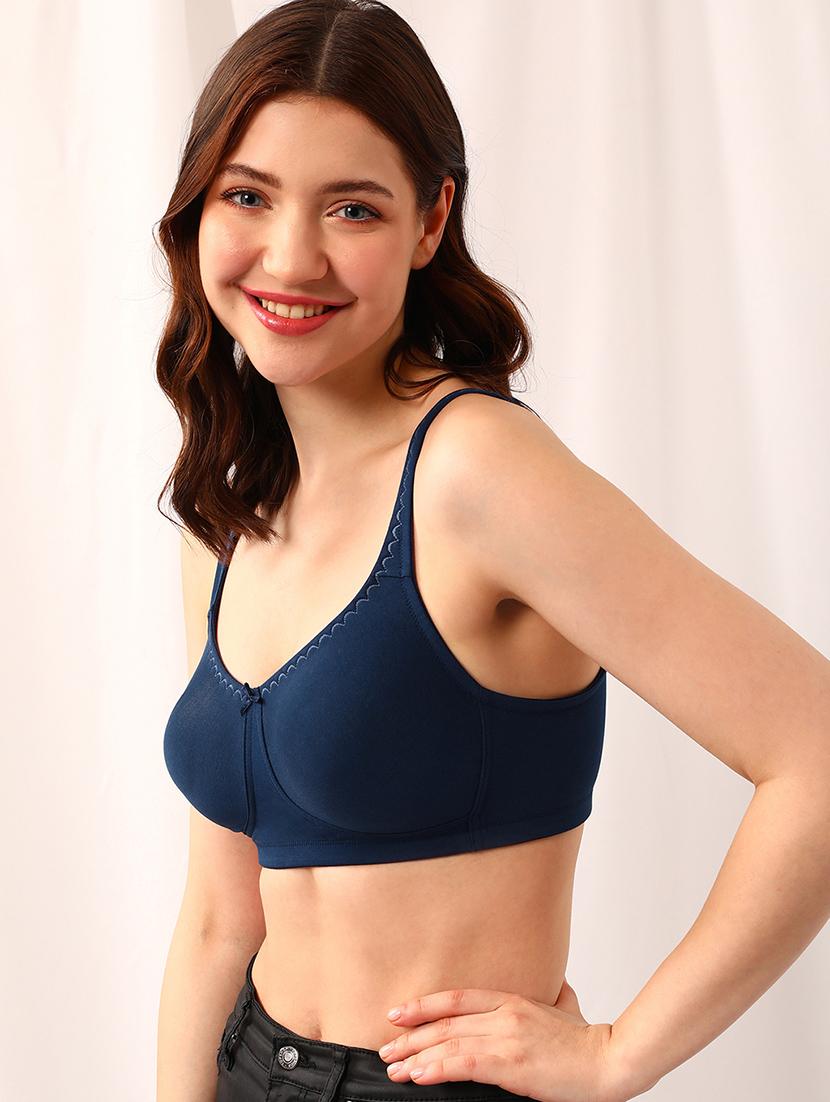 women solid minimizer bra - 21552130 - Standard Image - 3