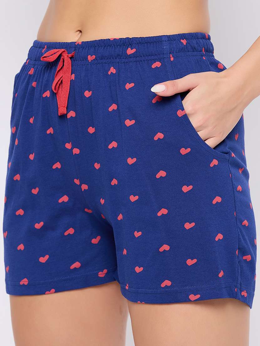 women printed shorts nightwear set - 21552205 -  Standard Image - 5