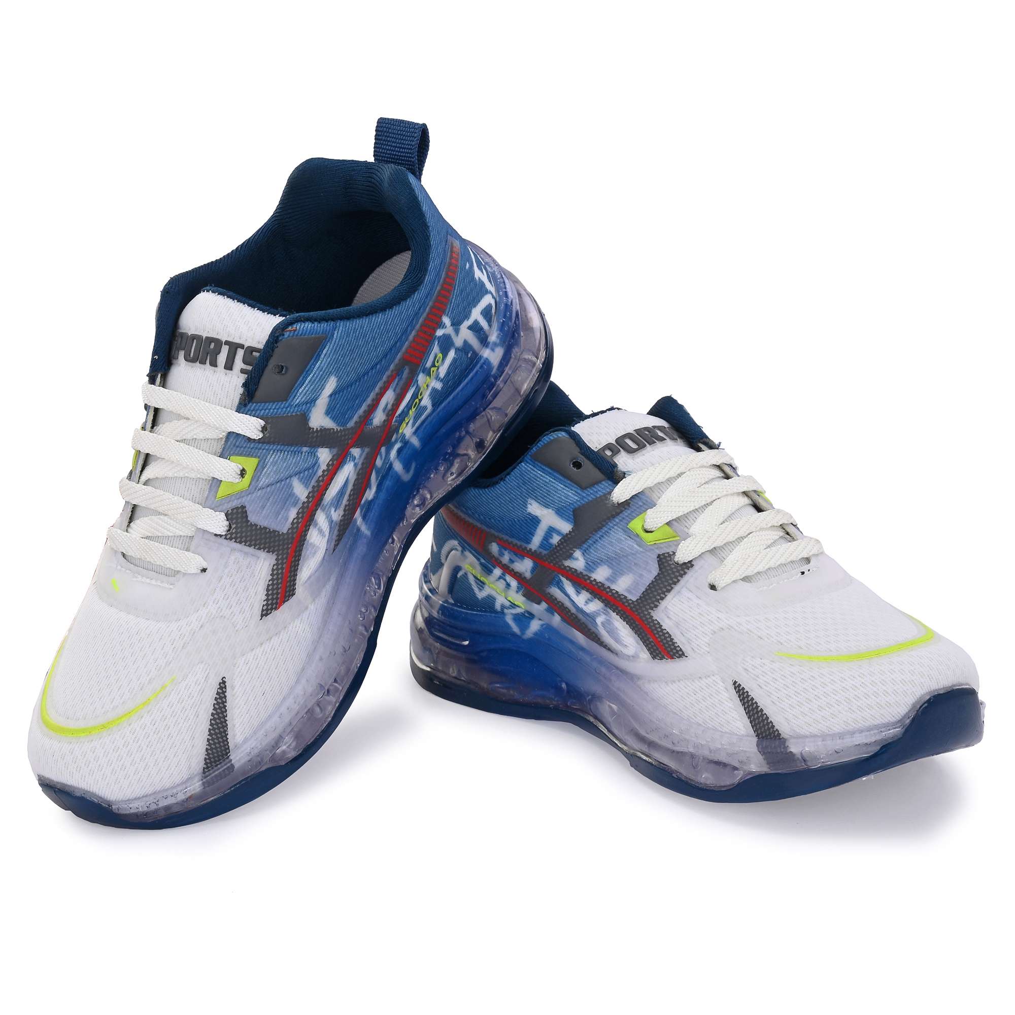 boys blue lace up sports shoe - 21552301 -  Standard Image - 3