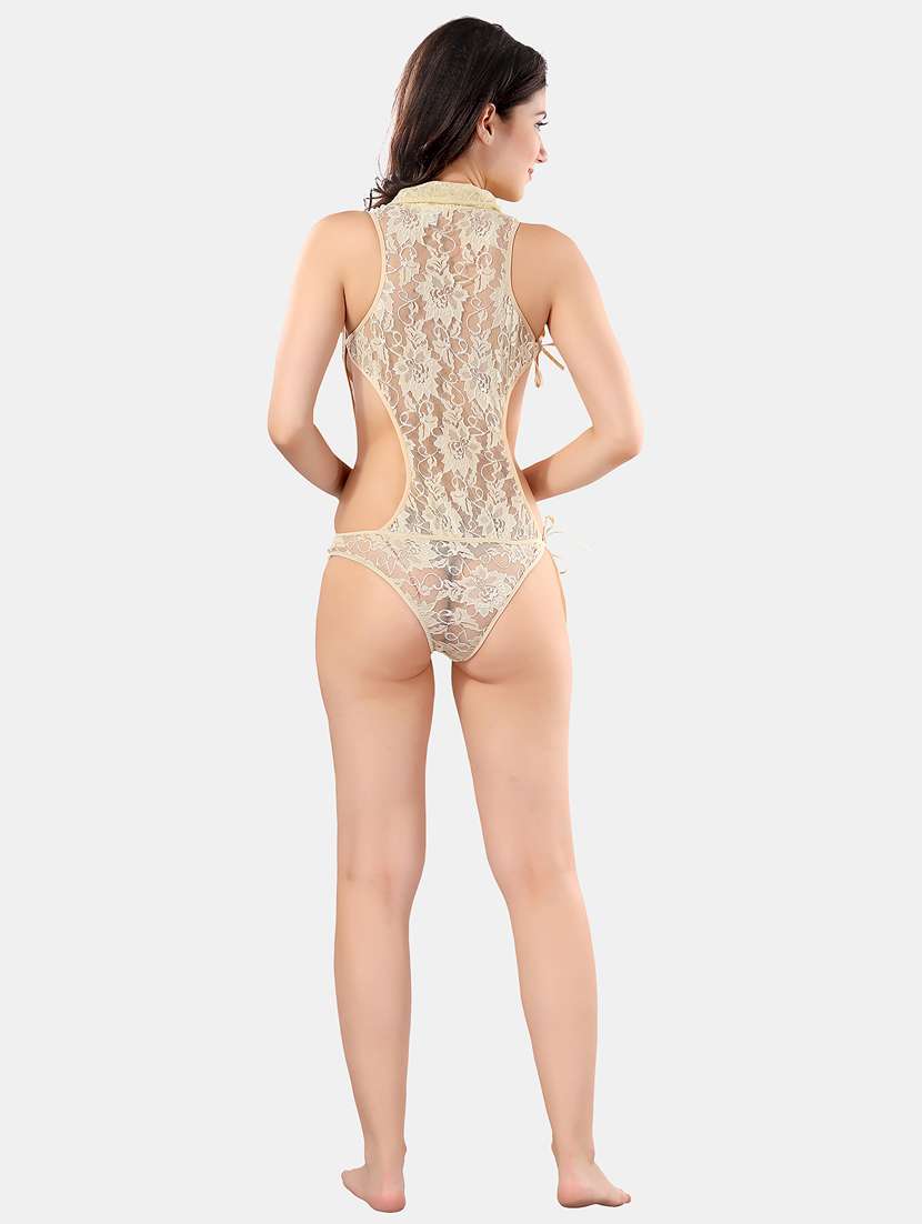 women lace detailed babydoll - 21552819 -  Standard Image - 3