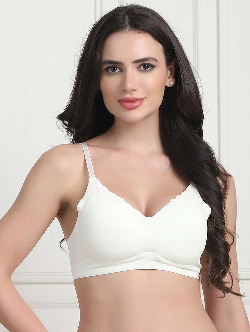 women solid lightly padded t-shirt bra