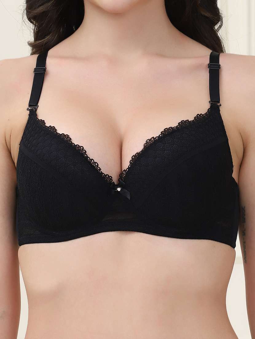 women solid t-shirt bra - 21552967 -  Standard Image - 5
