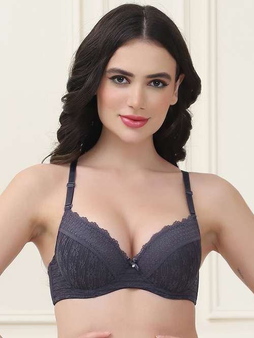 women lace detailed under wired t-shirt bra - 21552969 - Standard Image - 0