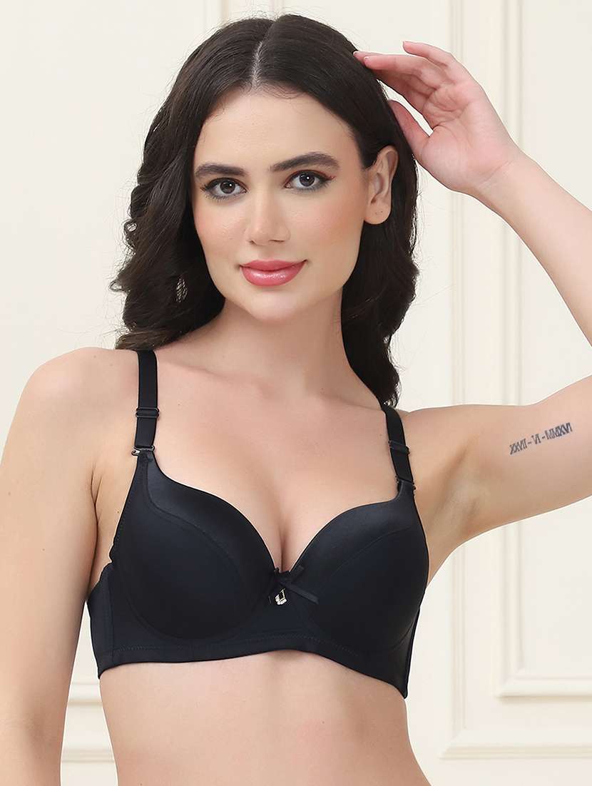 women solid t-shirt bra