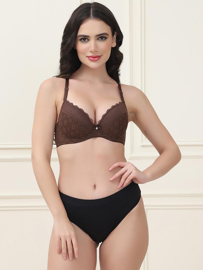 women solid bra and panty set - 21553001 - Zoom Image - 0