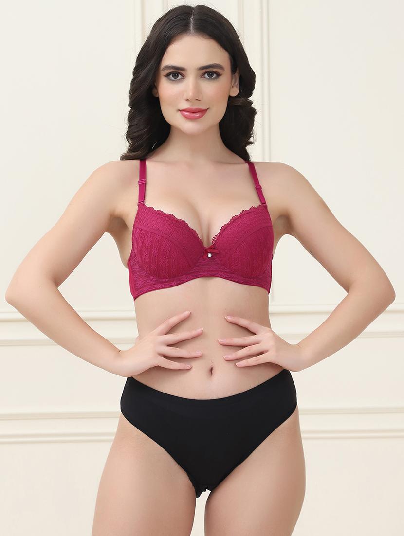 women solid bra and panty set - 21553003 - Zoom Image - 0
