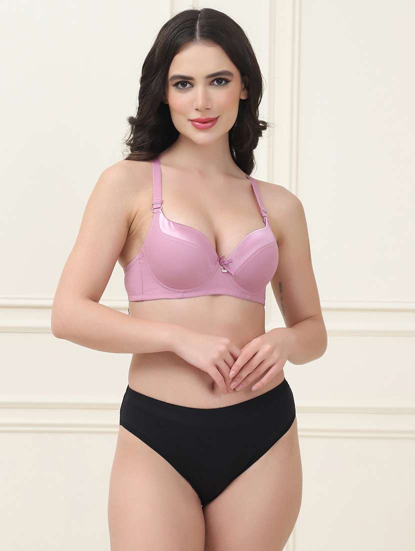 women solid bra and panty set - 21553007 - Zoom Image - 0