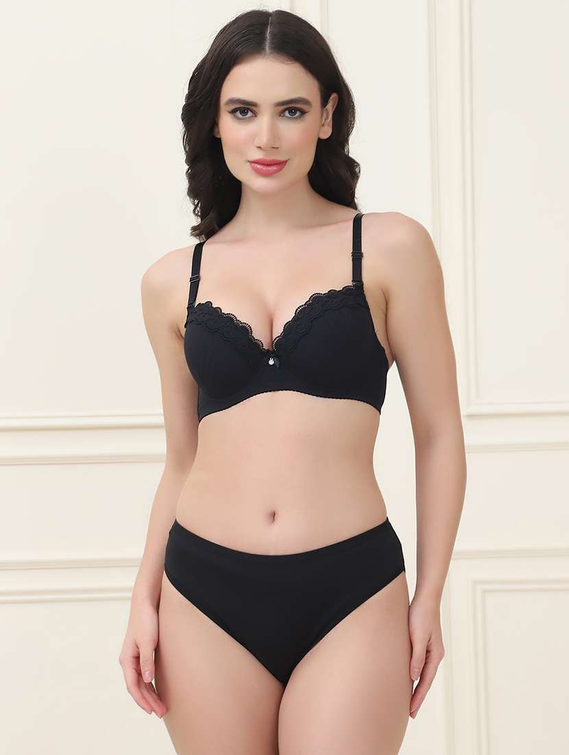 women self design bra & panty set - 21553012 - Zoom Image - 0