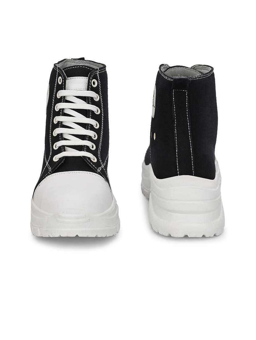 women solid lace-up sneaker - 21553030 -  Standard Image - 3