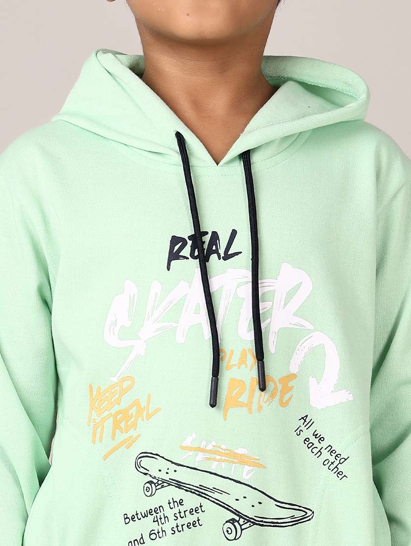 boys front print long sleeve sweatshirts - 21553324 -  Standard Image - 5