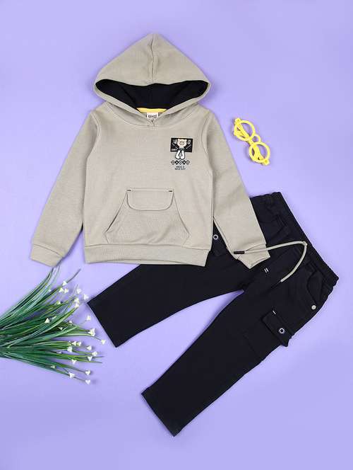 boys printed casual wear full length set - 21553334 -  Standard Image - 0