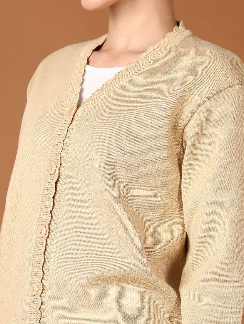 women self design long sleeve cardigan - 21553371 -  Standard Image - 5