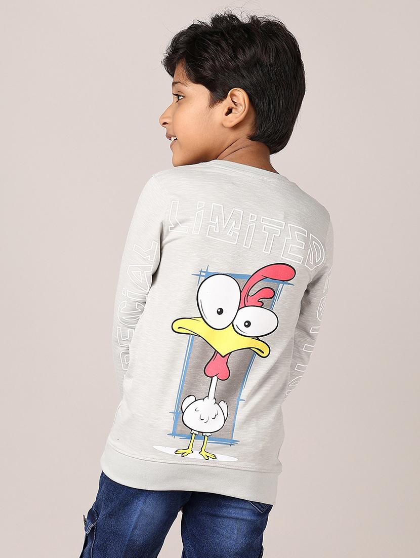 boys graphic print long sleeve t-shirt - 21553411 - Standard Image - 3
