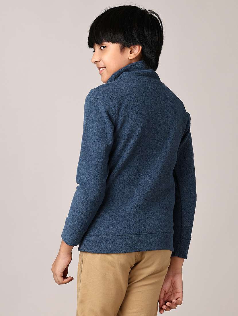 boys solid long sleeve pullover sweatshirt - 21553423 -  Standard Image - 3