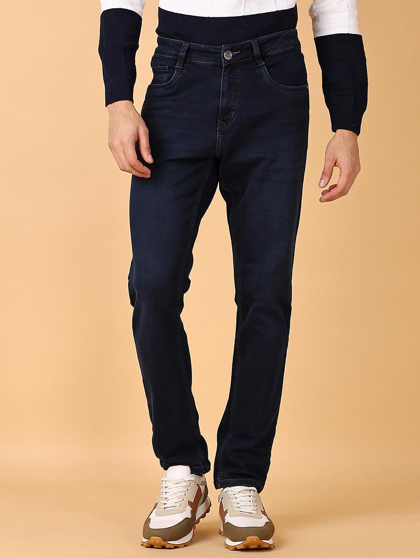men mid rise plain jeans - 21553552 -  Zoom Image - 0