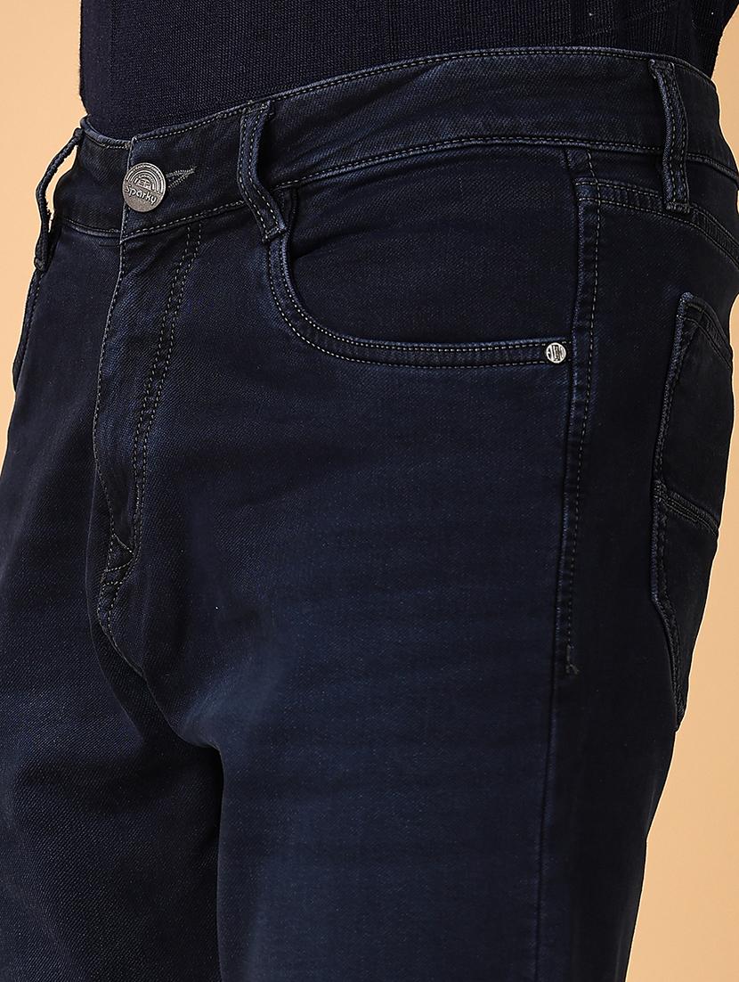 men mid rise plain jeans - 21553552 - Standard Image - 5