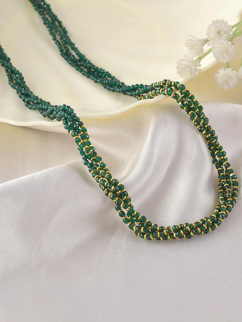 green crystal statement necklace - 21553702 - Standard Image - 0
