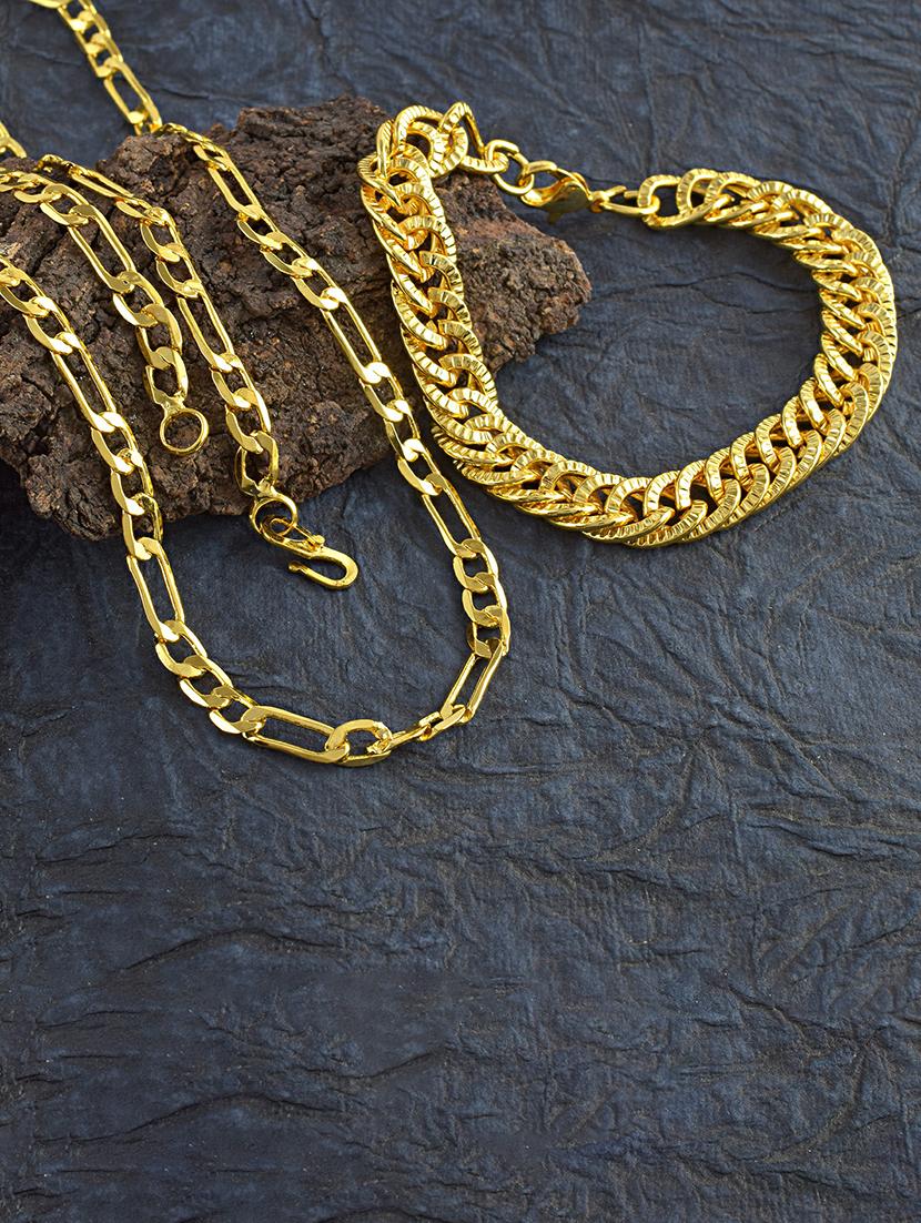 gold brass chain necklace - 21553710 - Zoom Image - 0