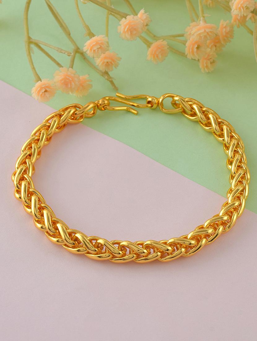 gold brass bangle bracelet - 21553766 - Zoom Image - 0