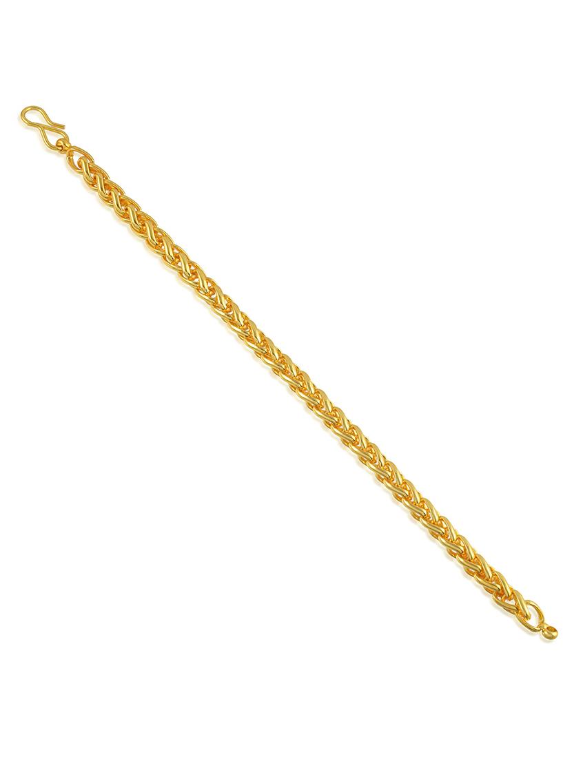 gold brass bangle bracelet - 21553766 - Standard Image - 3