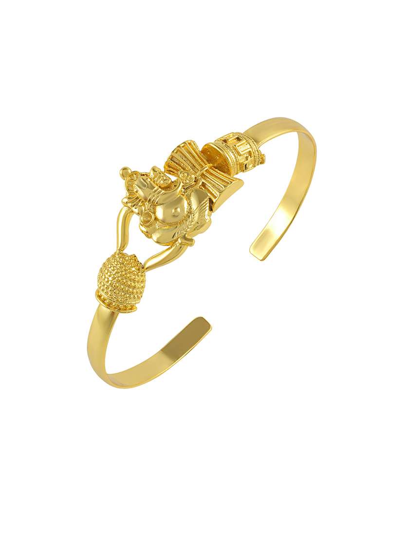 gold brass bangle bracelet - 21553769 -  Standard Image - 3