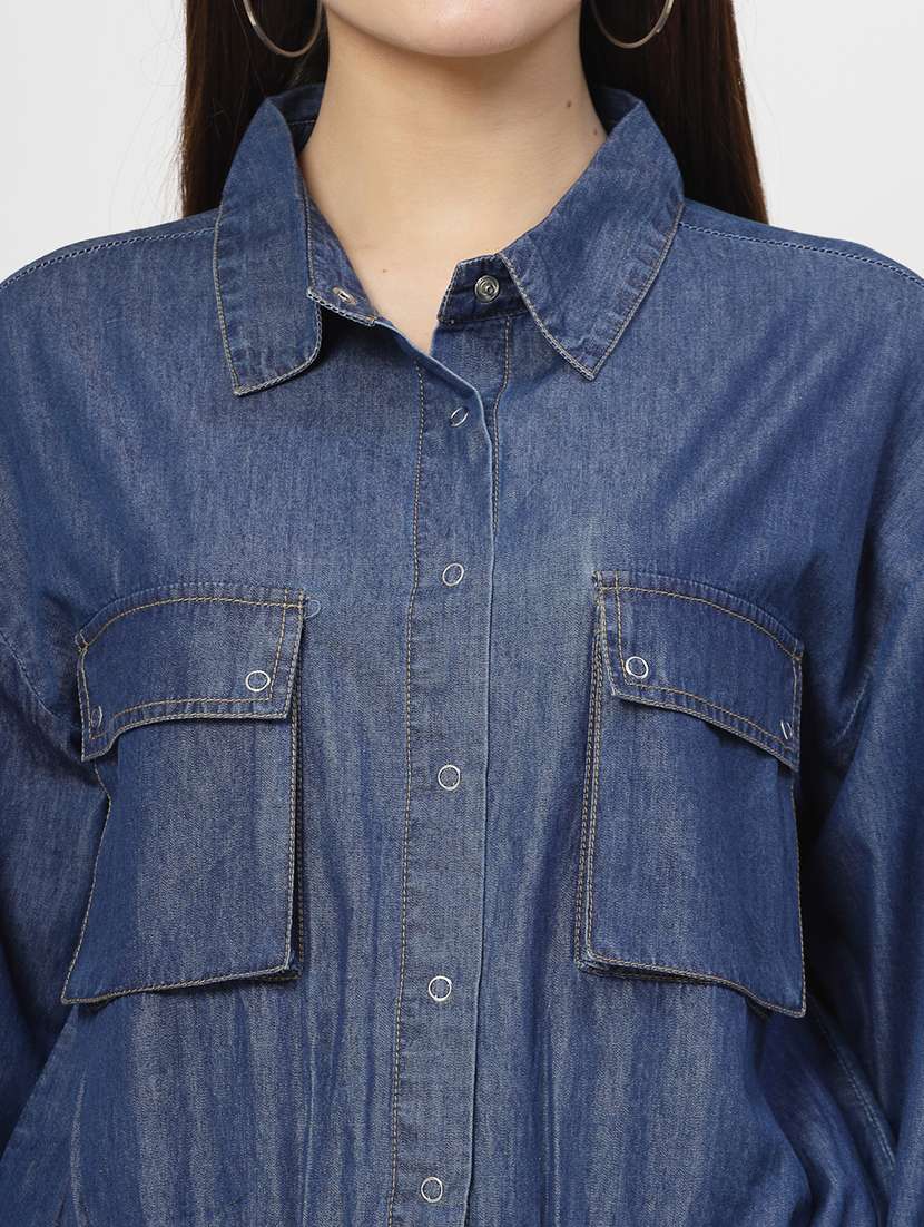 women solid long sleeves jacket - 21553838 -  Standard Image - 5