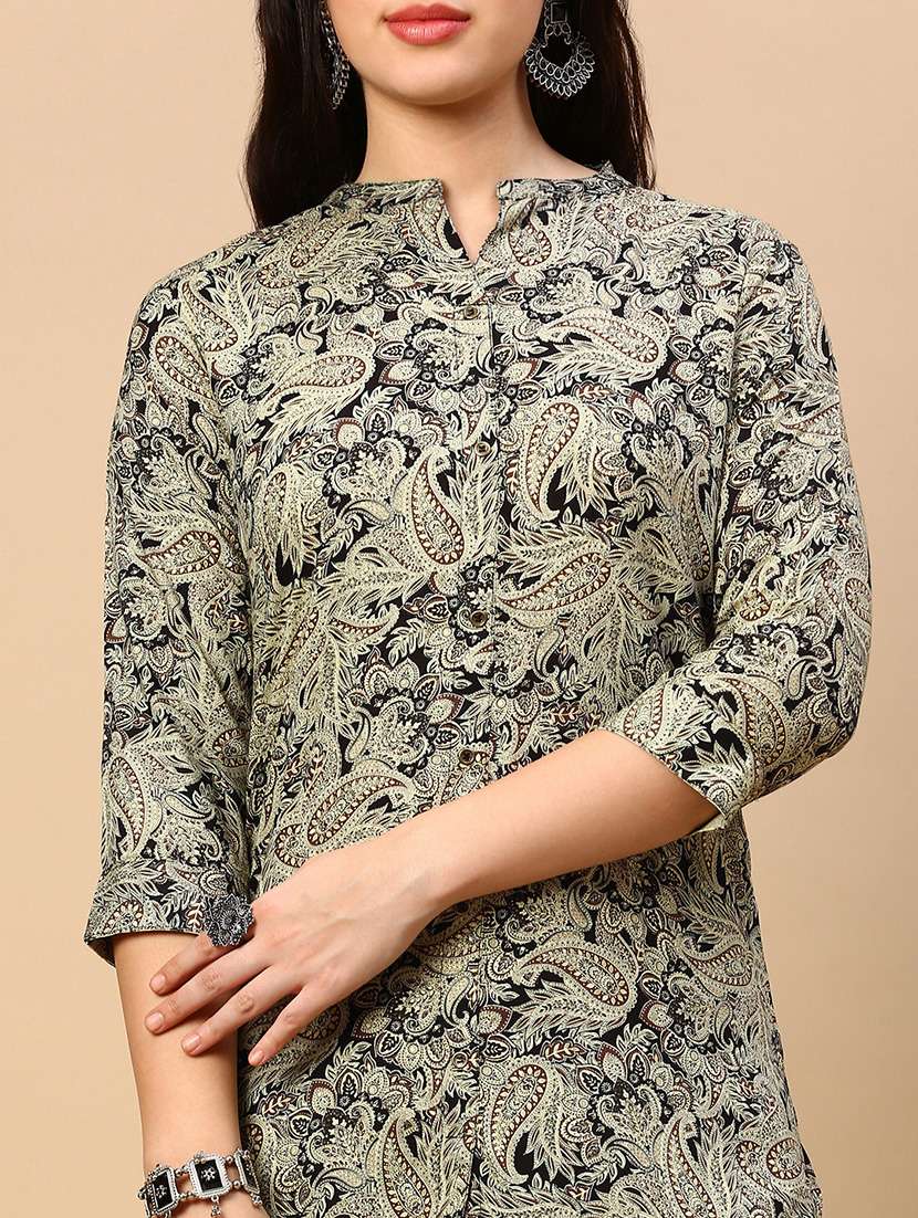 women printed kurta & pant set - 21553969 -  Standard Image - 5