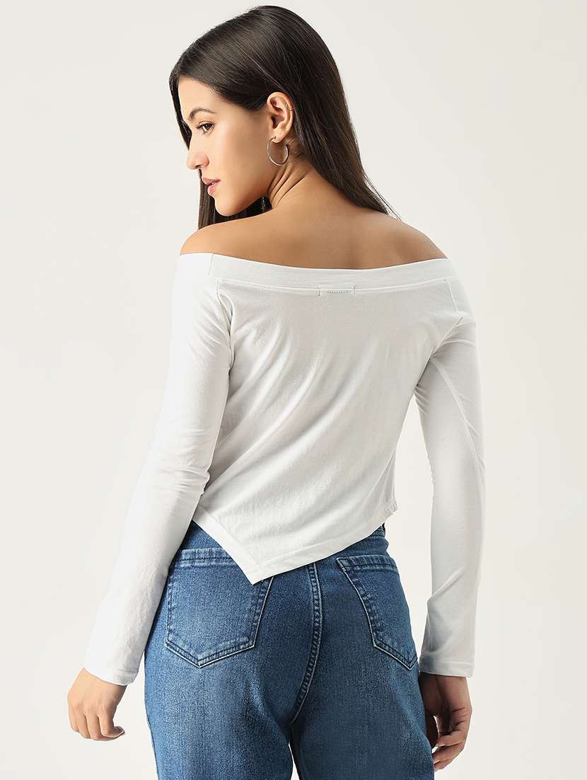 women white typography regular t-shirt - 21554023 -  Standard Image - 3