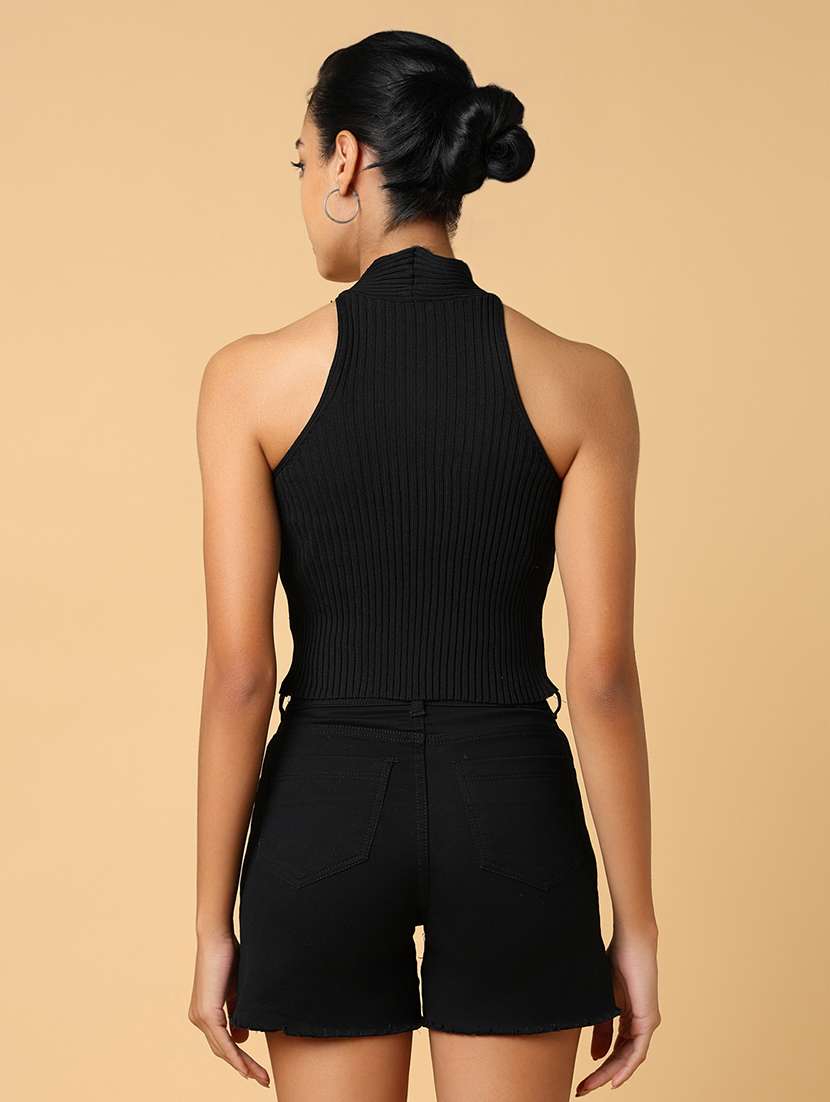 women black self-designed regular top - 21554033 -  Standard Image - 3