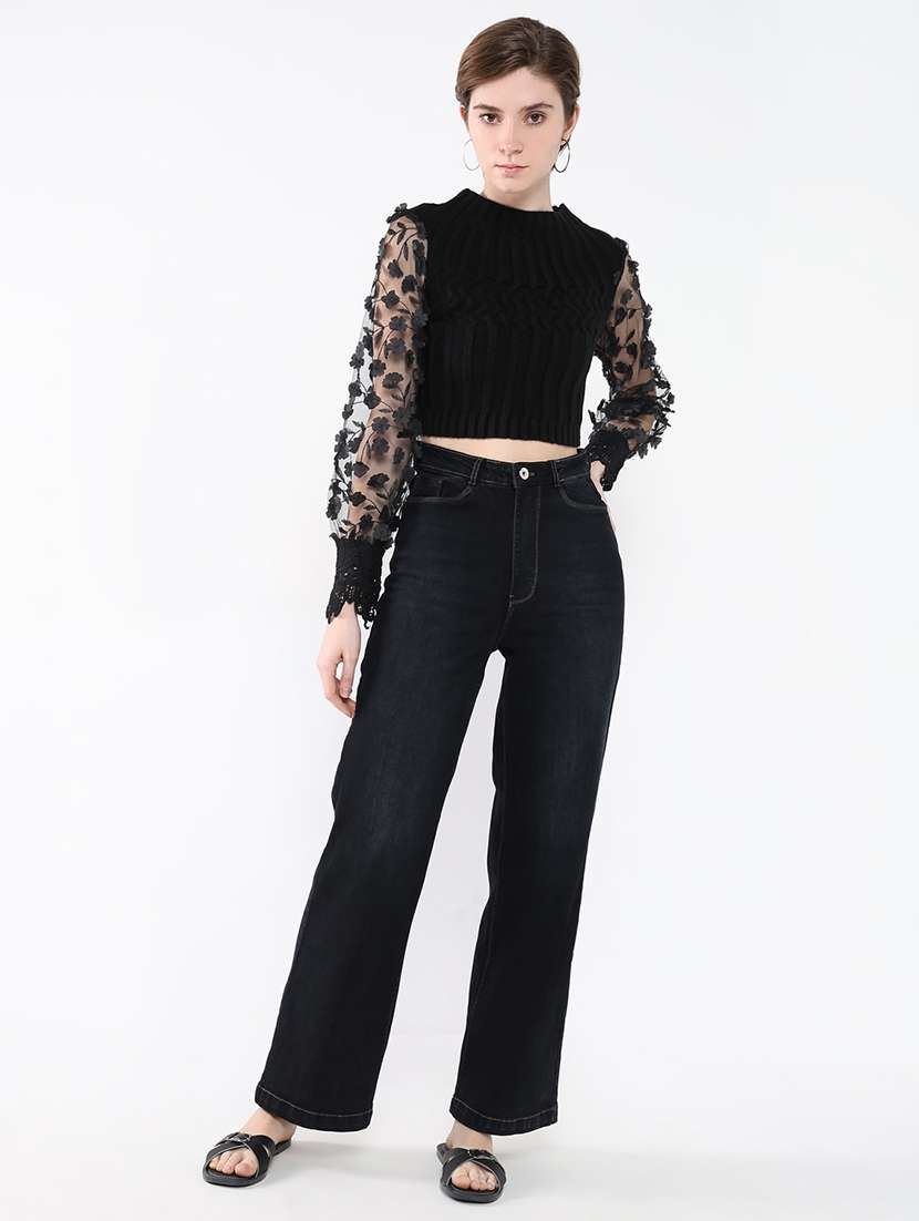 women black self-designed regular top - 21554045 -  Standard Image - 5