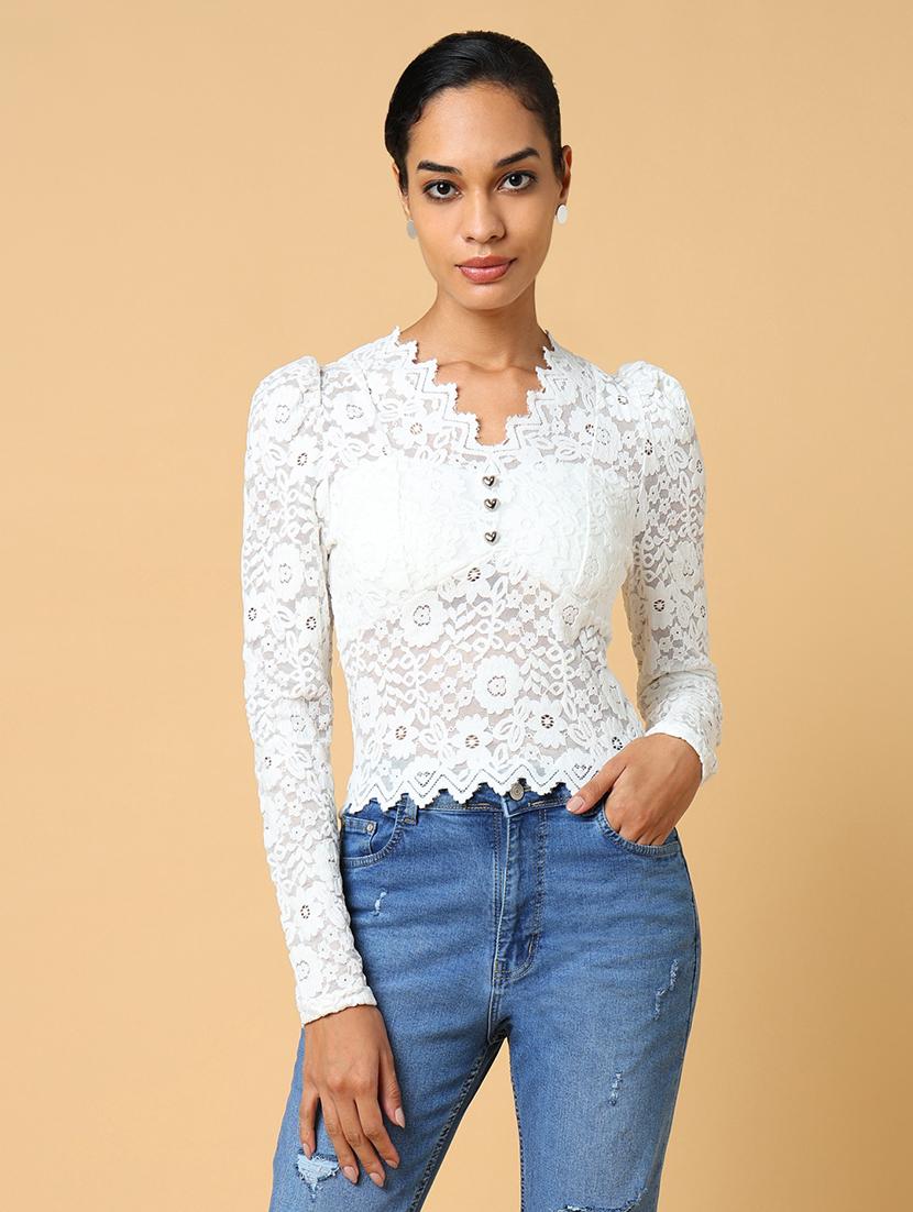 women white self-designed regular top - 21554104 - Zoom Image - 0