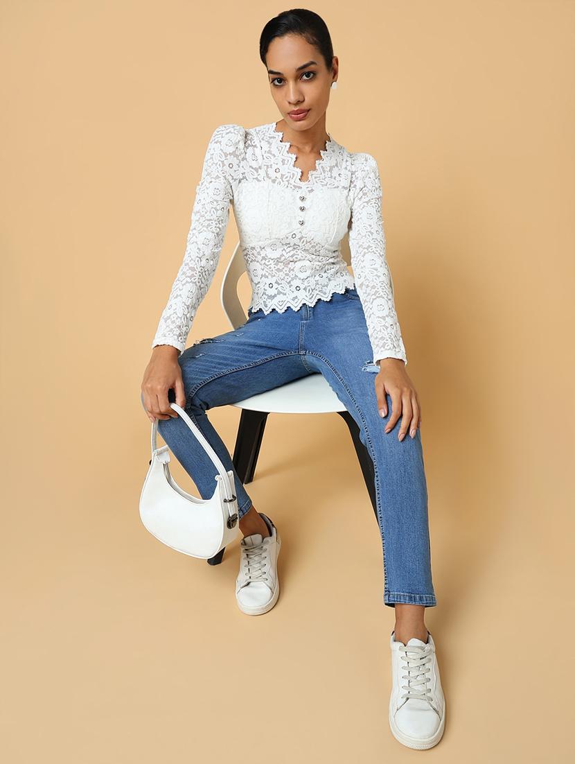 women white self-designed regular top - 21554104 - Standard Image - 5