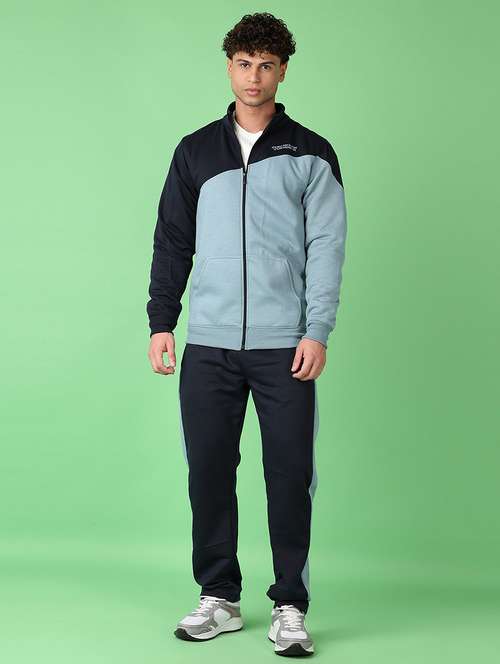 men color block ankle length track suit - 21554778 -  Standard Image - 0