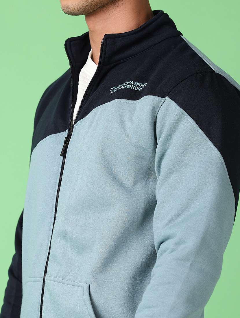 men color block ankle length track suit - 21554778 -  Standard Image - 5