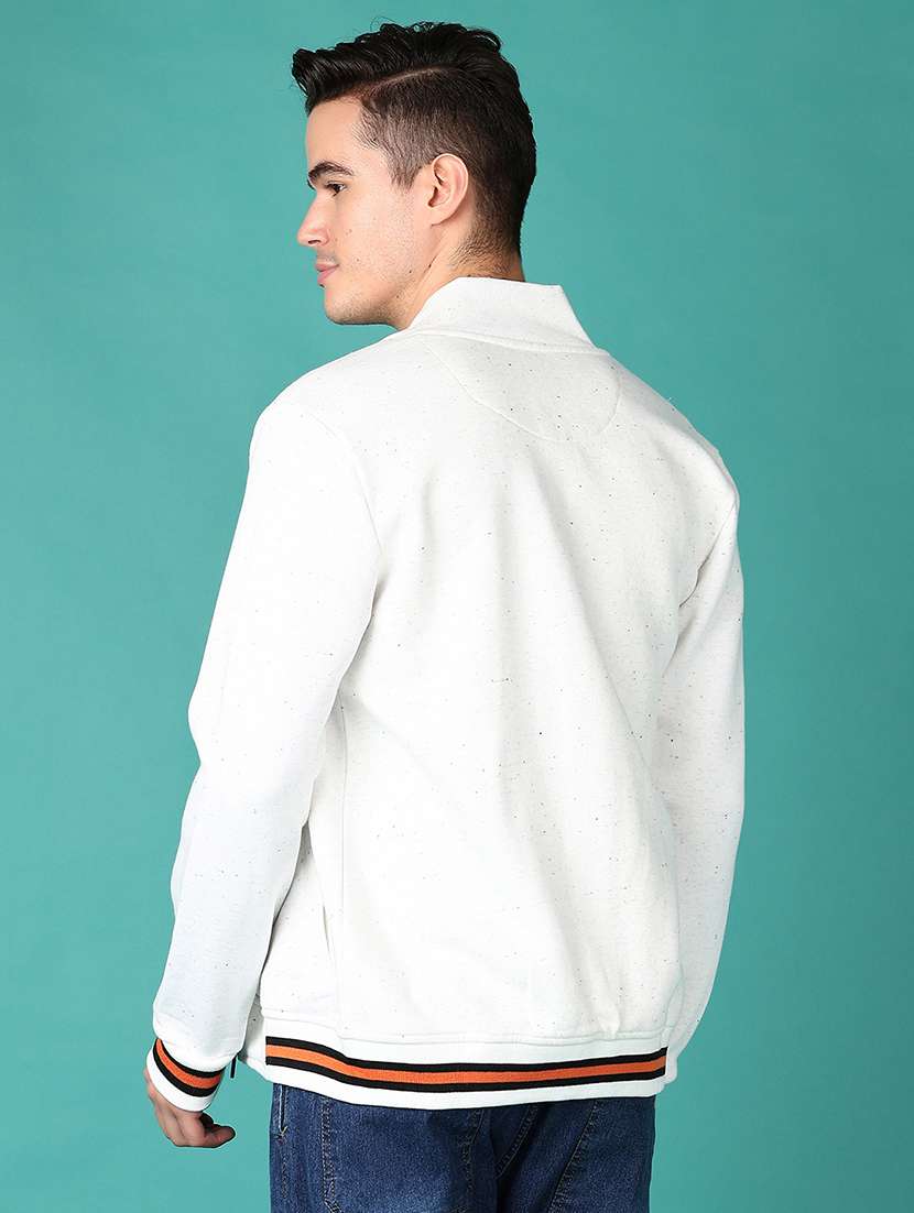 men white solid long sleeve sweatshirt - 21554789 -  Standard Image - 3