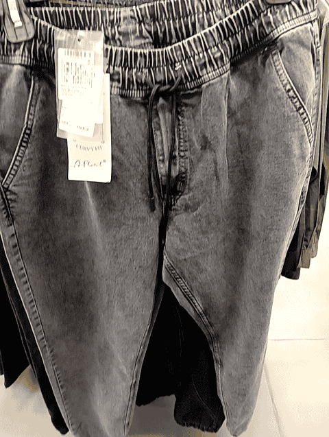 dark grey cotton polyester denim jeans - 21554811 - Standard Image - 0