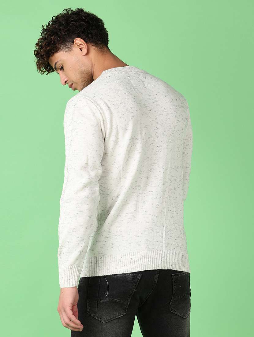 men long sleeves self design pullover - 21554819 -  Standard Image - 3