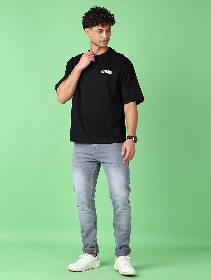 men round neck front & back print t-shirt - 21554866 - Standard Image - 3