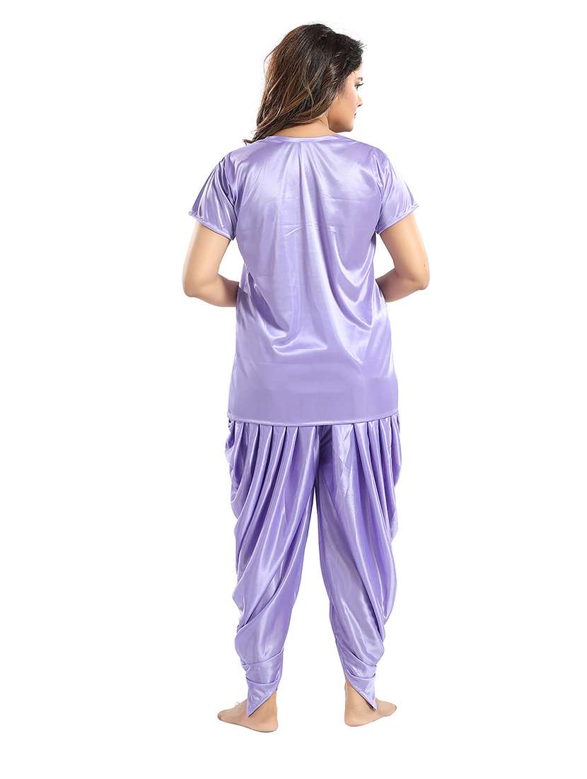 women lace detailed nighty set - 21555197 -  Standard Image - 3