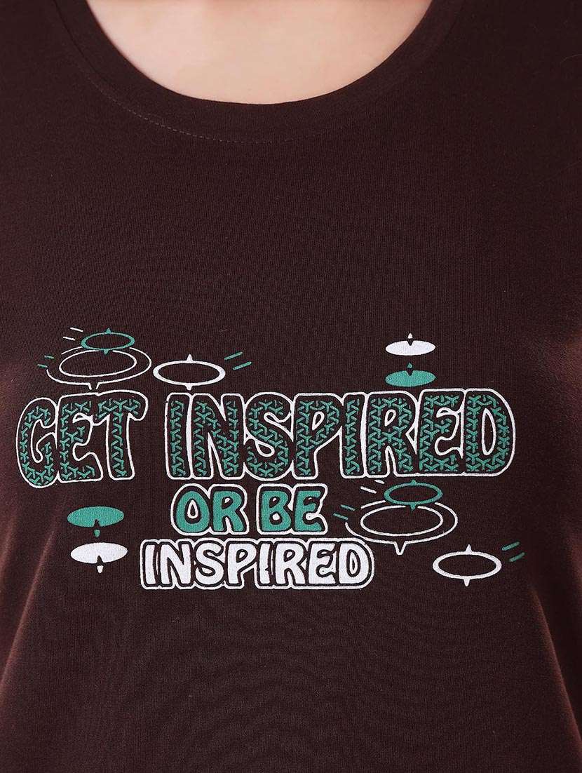 women printed round neck nightdress - 21555238 -  Standard Image - 5