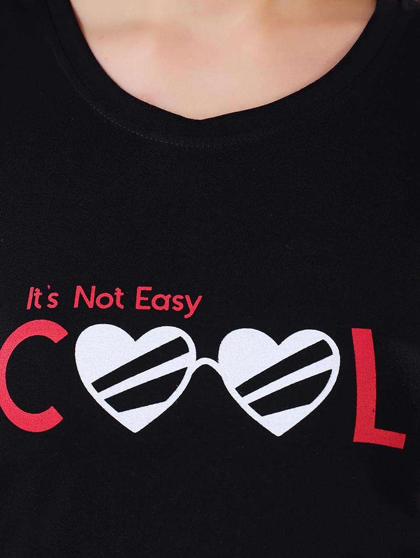 women printed round neck nightdress - 21555241 -  Standard Image - 5