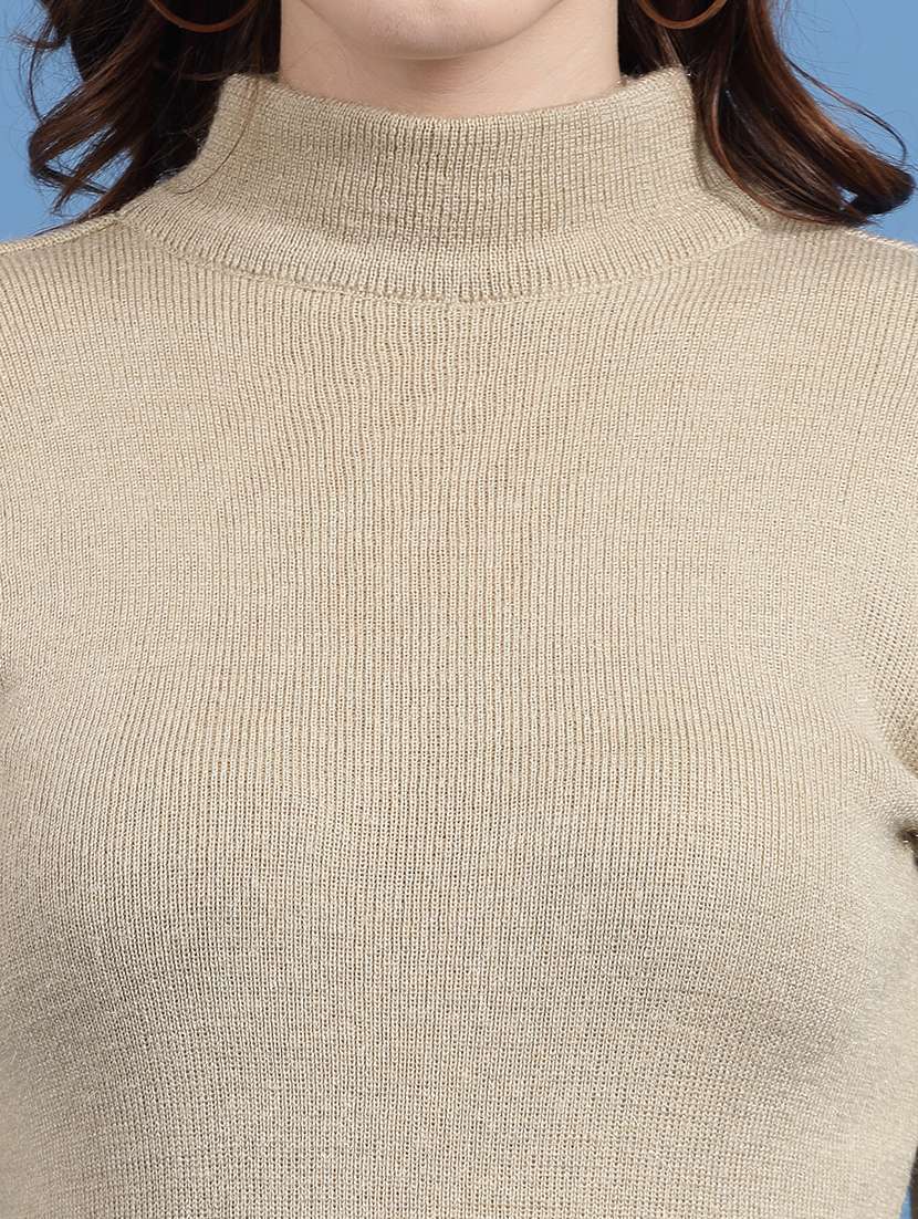 women pack of 2 solid high neck long sleeve top - 21555348 -  Standard Image - 5