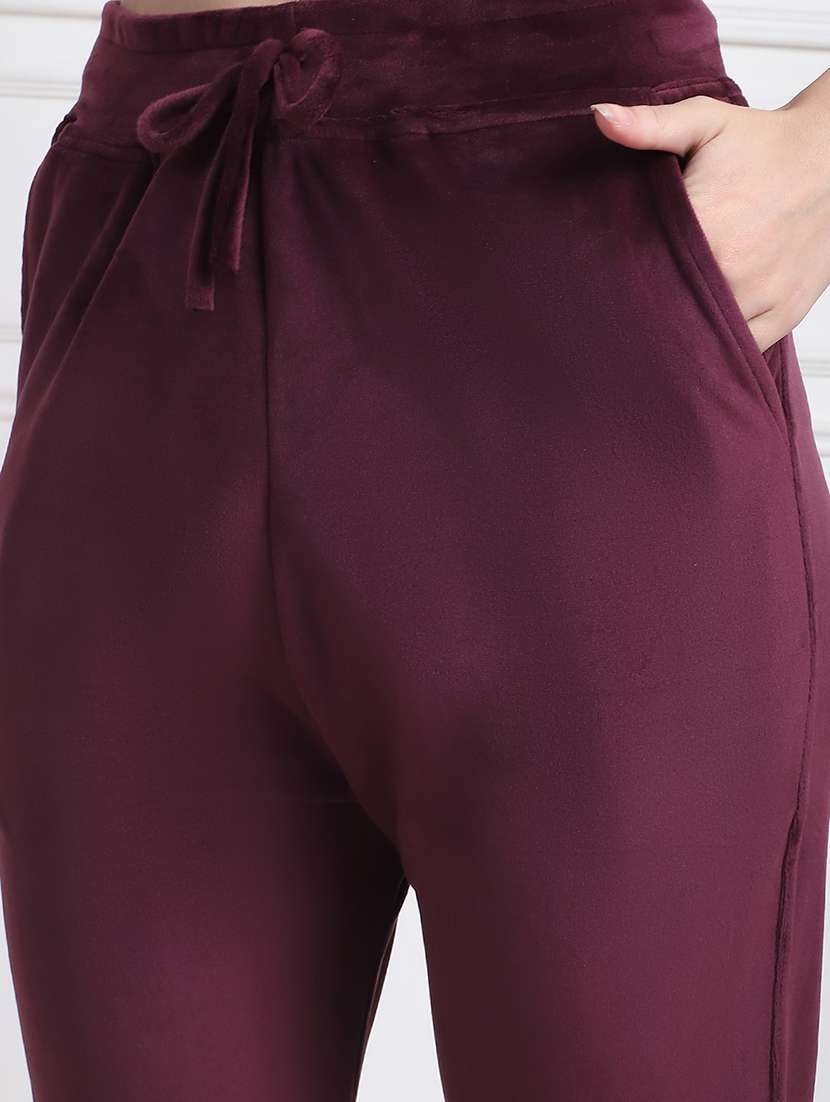 women solid pyjama nightwear set - 21555652 -  Standard Image - 5