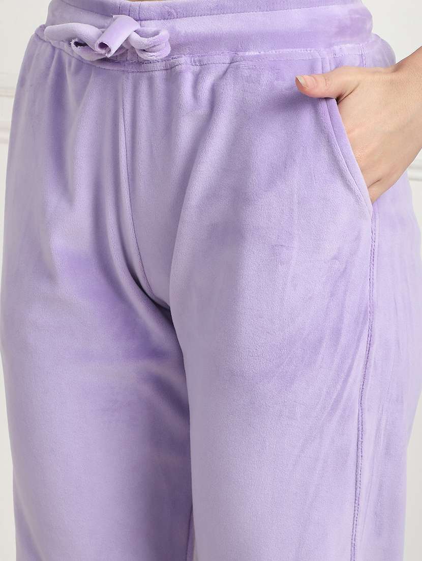 women solid pyjama nightwear set - 21555654 -  Standard Image - 5