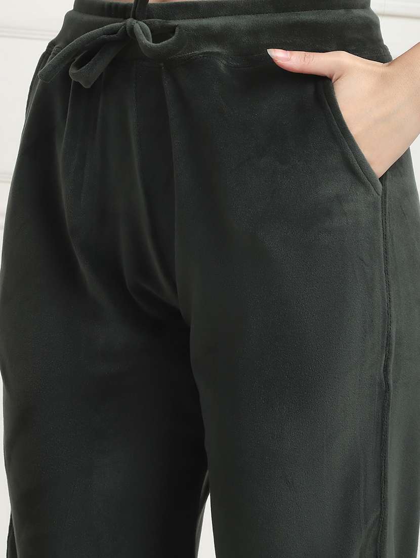 women solid pyjama nightwear set - 21555657 -  Standard Image - 5