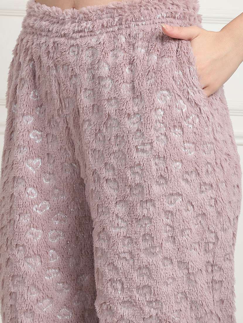 women solid pyjama nightwear set - 21555660 -  Standard Image - 5