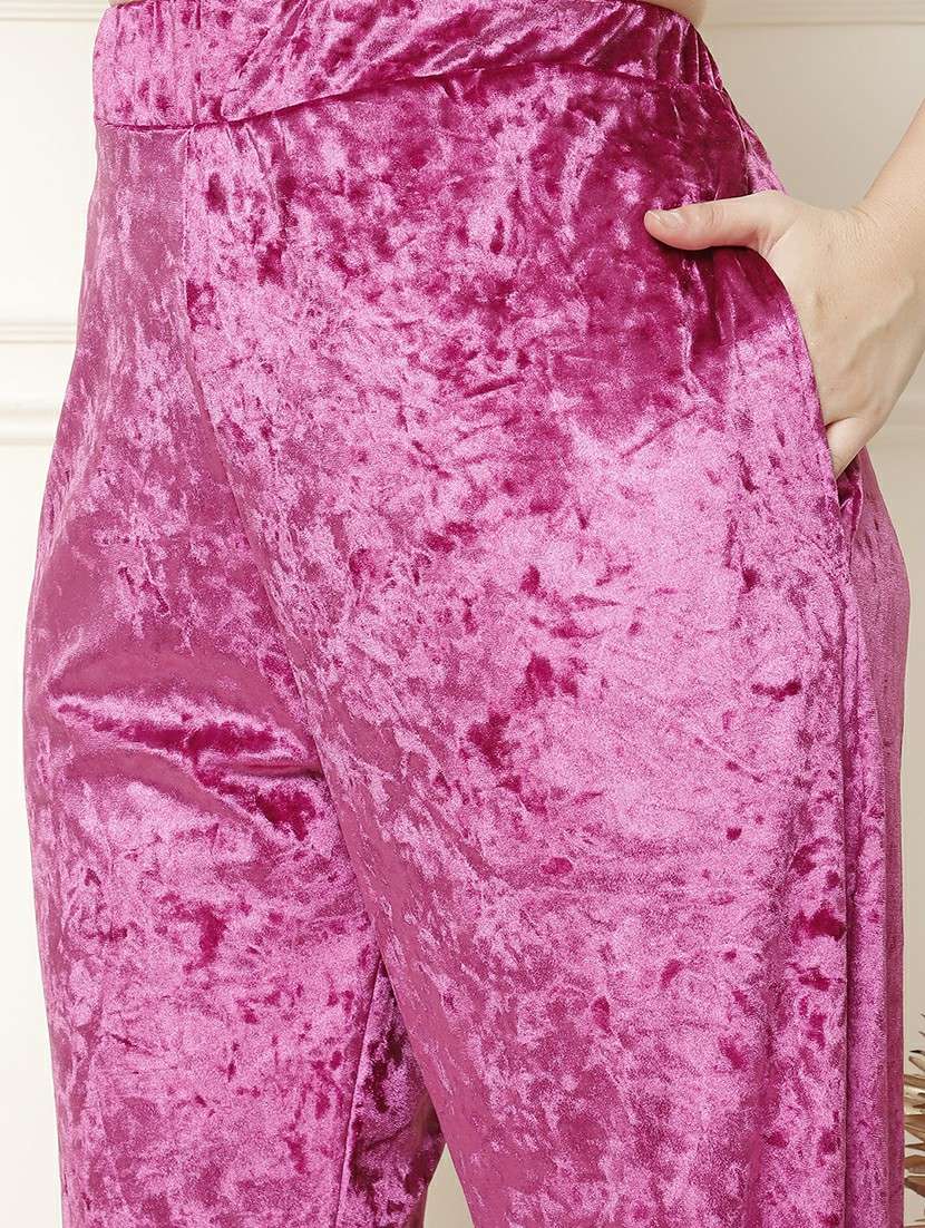 women solid pyjama nightwear set - 21555662 -  Standard Image - 5