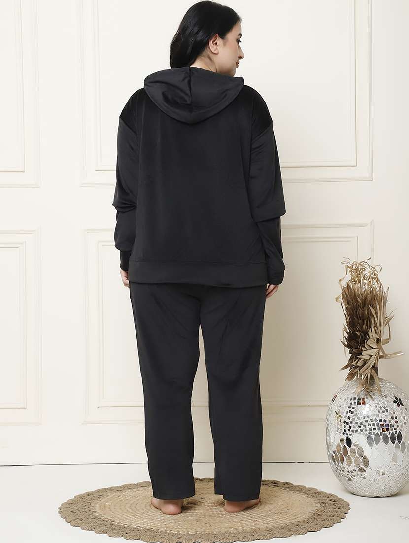 women solid pyjama nightwear set - 21555673 -  Standard Image - 3